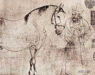 从李公麟的作品太中国绘画技法的“线描”