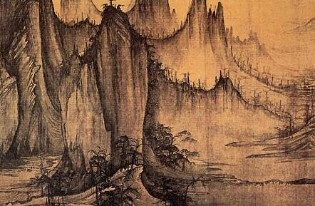 「漆画图片」《秋江渔艇图》、《关山密雪图》作者：北宋画家许道宁
