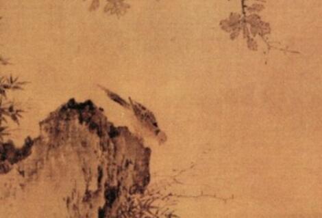 [第三套人民币图片]五代十国名画家黄居寀的《山鹧棘雀图》